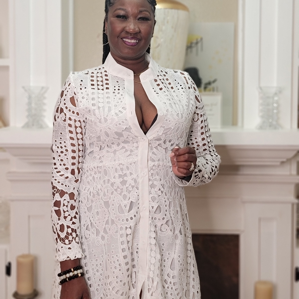 White Lace Dress